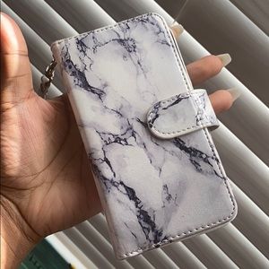iPhone 6s marble wallet case